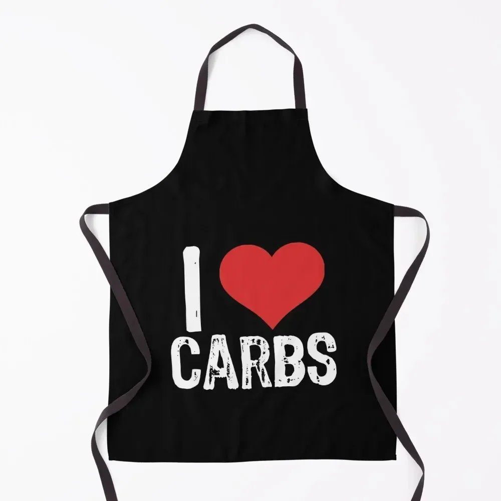 

I Love Carbs Apron Manicurists cook wear Restaurant Kitchen Equipment Home Supplies Apron