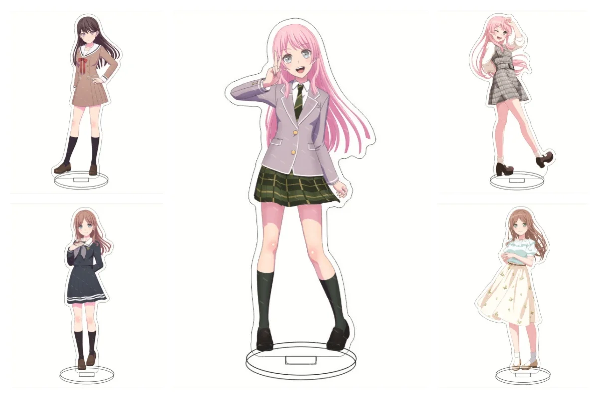 Popular Anime BanG Dream 15cm Acrylic Stand Figure Stand Plate Cosplay Prop Decor Cartoons Present Firend Festivals Gifts