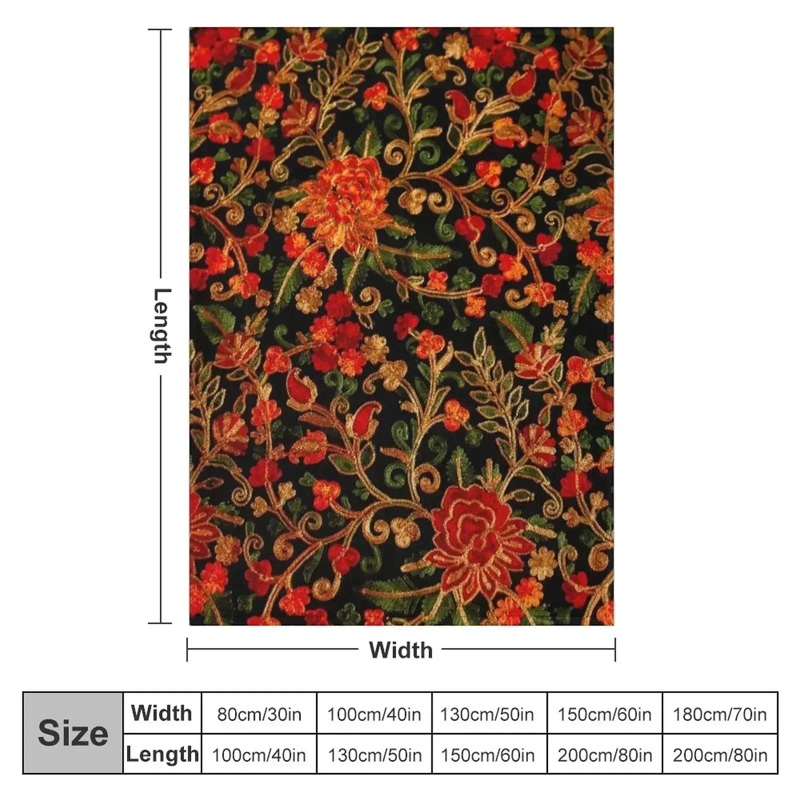 New Gypsy Rose Boho Kashmir embroidery Throw Blanket Blankets For Sofas valentine gift ideas Baby Luxury St Soft Beds Blankets