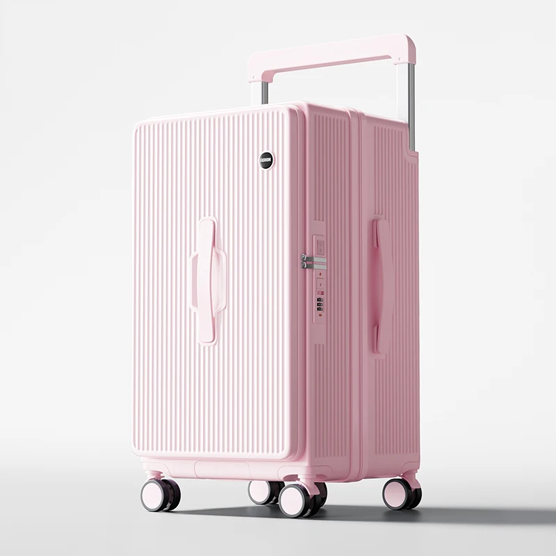 

Новый чемодан 2026 года, большой вместимости, 28/32 дюйма, сверхбольшой, утолщенный, из поликарбоната, с боковым открытием 1:9, глубоким отделением и широкой ручкой