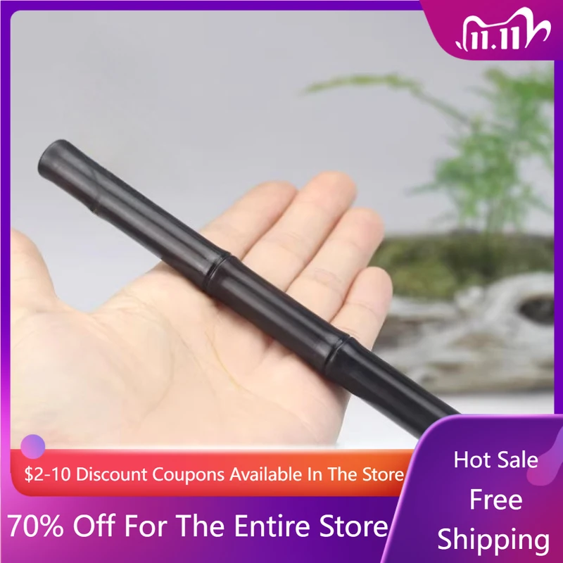 

Blaoye, бамбуковая авторучка из черного дерева, наконечник F, 0,5 мм, деревянные ручки для каллиграфии, художественная ручка, подарочные офисные канцелярские ручки для письма, гладкая ручка