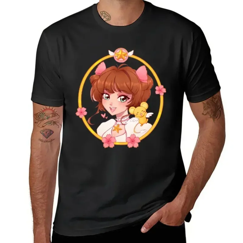 Crewneck Card Captor Sakura for sale T-shirt sport tees graphic Nerd Fitness USA size