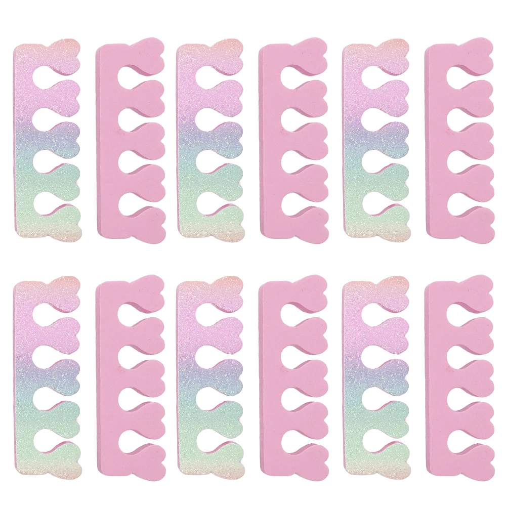 

50Pcs Pedicure Toe Separators Soft Foam Toe Spacers Reusable Nail Polish Separator For Manicure Nail Art Supplies Home Salon Use