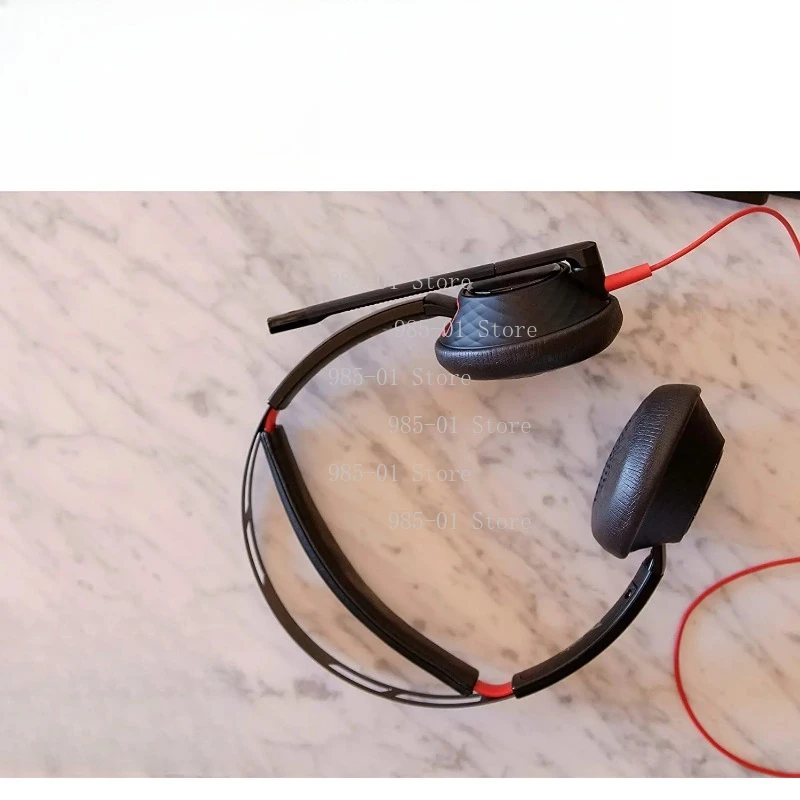C5220 Wired Binaural Headset USB-A&3.5mm Dual Connector Noise Canceling Headphone