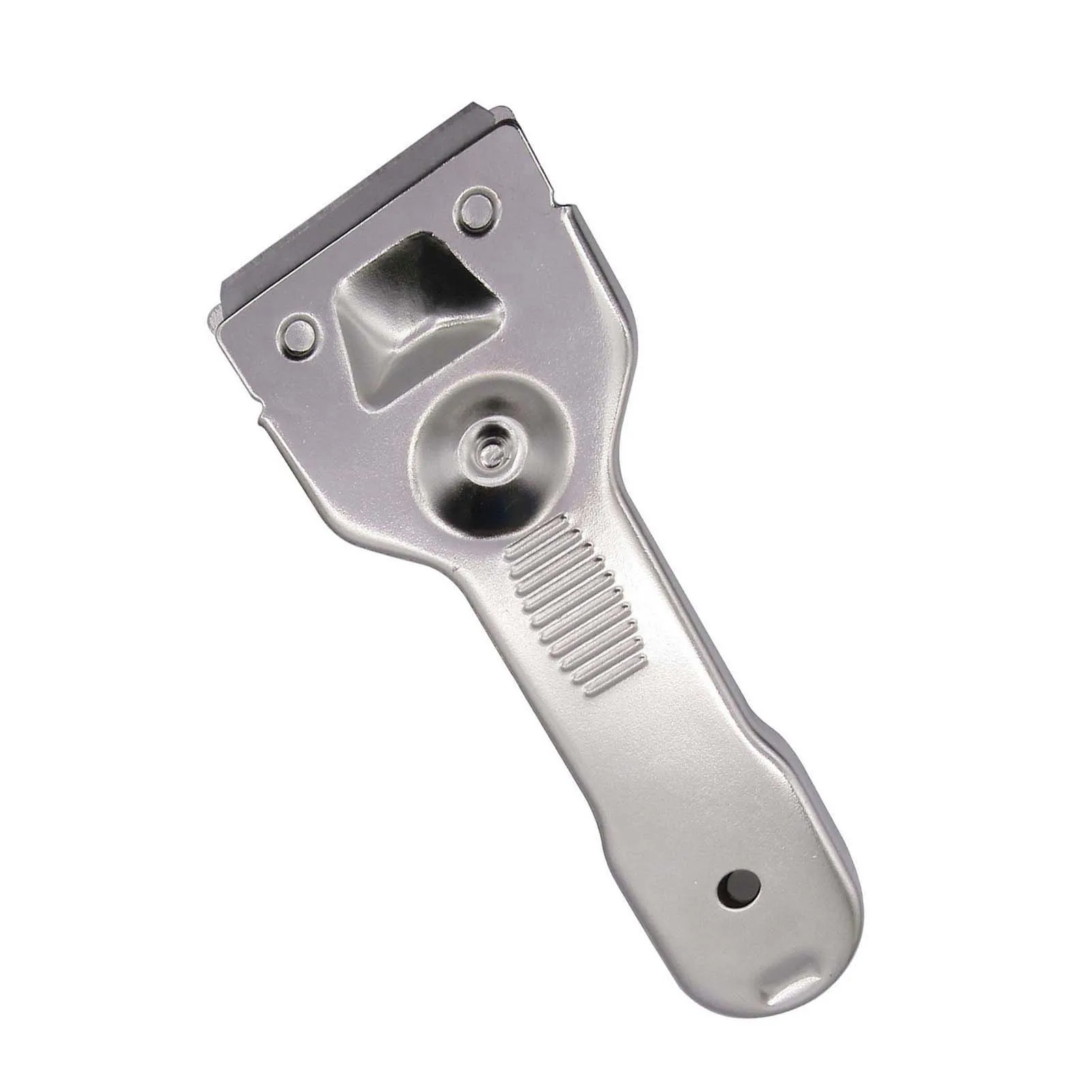 1pc Glass Scraper Tool Heavy Duty Stainless Steel Razor Blade Scraper for Cleaning Oven Window Cooktop Professional Tool