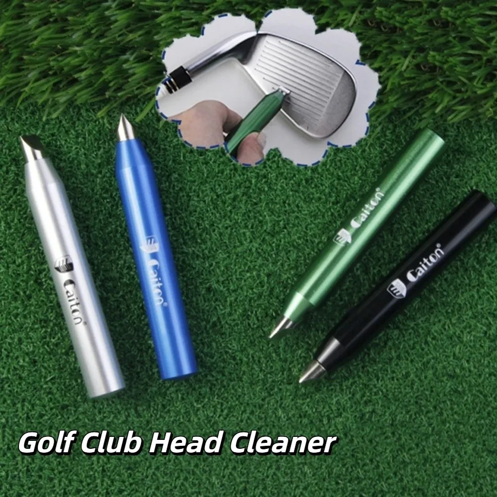 Re-groover ferramenta de limpeza de clube de golfe quadrado portátil ferramenta de corte de ranhura de golfe profissional compacto limpador de cabeça de clube de golfe