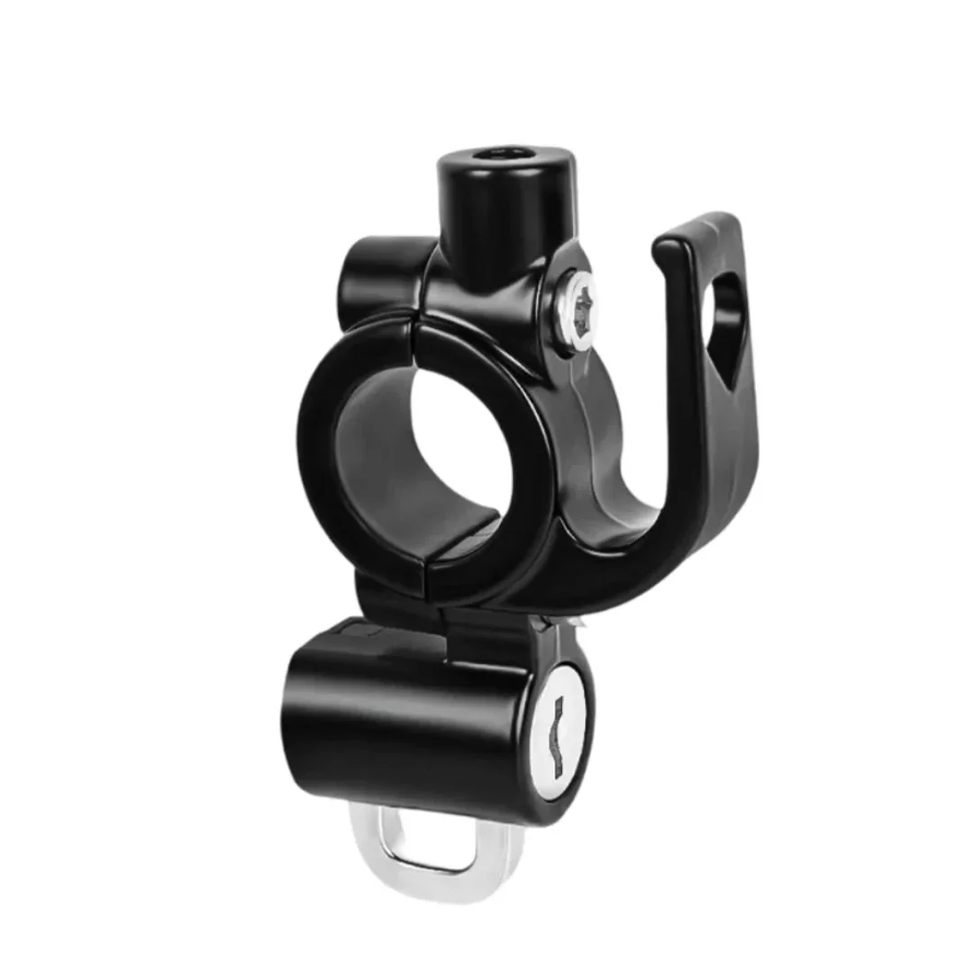 Anti-theft Lock Electric Bottle Car Safety Helmet Motorcycle Cap Fixed Hook Lock Adjustable Aluminum Alloy Headgear