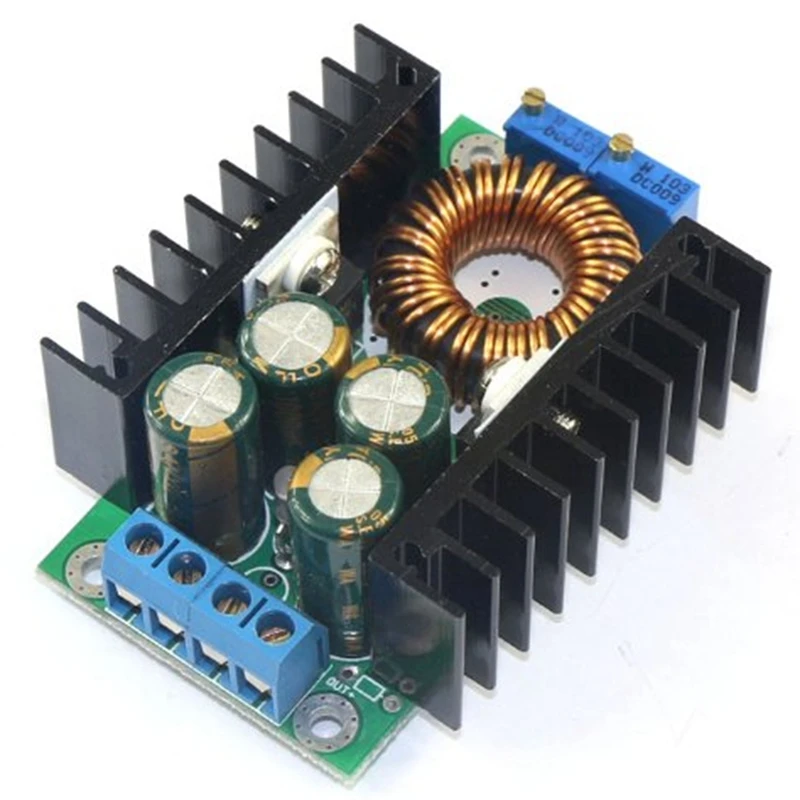 2 Pcs DC CC 9A 300W Step Down Buck Converter 5-40V To 1.2-35V Power Module DC CC 150W Car Power Elevator Module