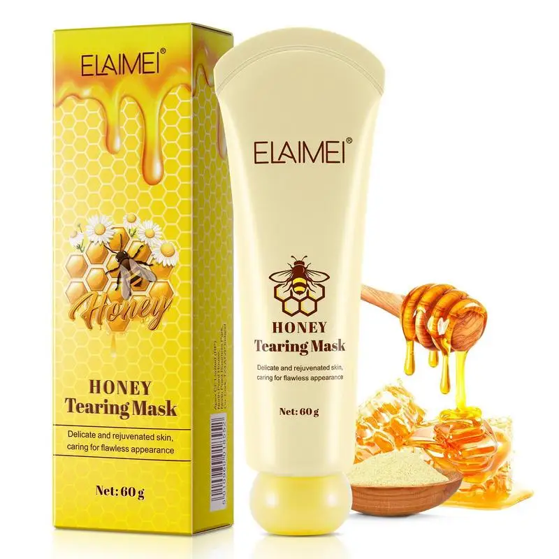 

Honey Tearing Mask 60g Peel-off Mask Tearing Mask Remove Peel Off Dead Skin Oil Control Clean Pores Face Skincare Mask