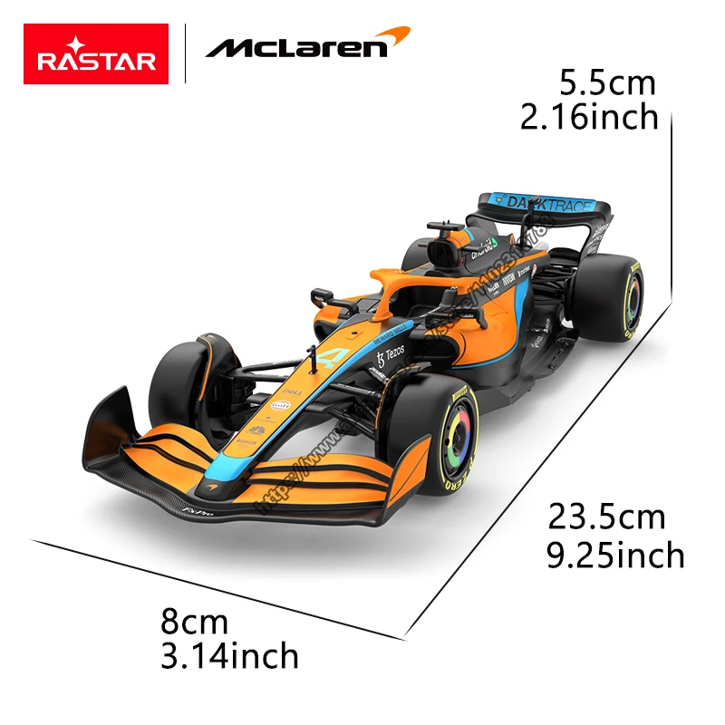 RASTAR 2022 Mclaren MCL36 #4 Racing Model 1:24 Alloy Diecast Model Car Collection Gifts Toys For Adults