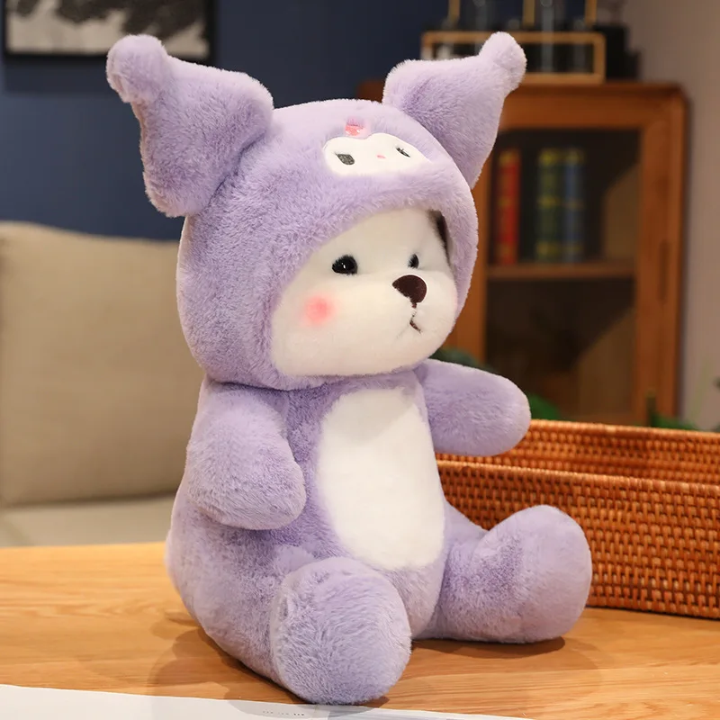귀여운 애니메이션 테디 테일즈 곰 인형 동물 만화 생일 선물, 귀여운 퍼플 리나 베어 봉제 장난감, 소년 방 장식, 28-65cm