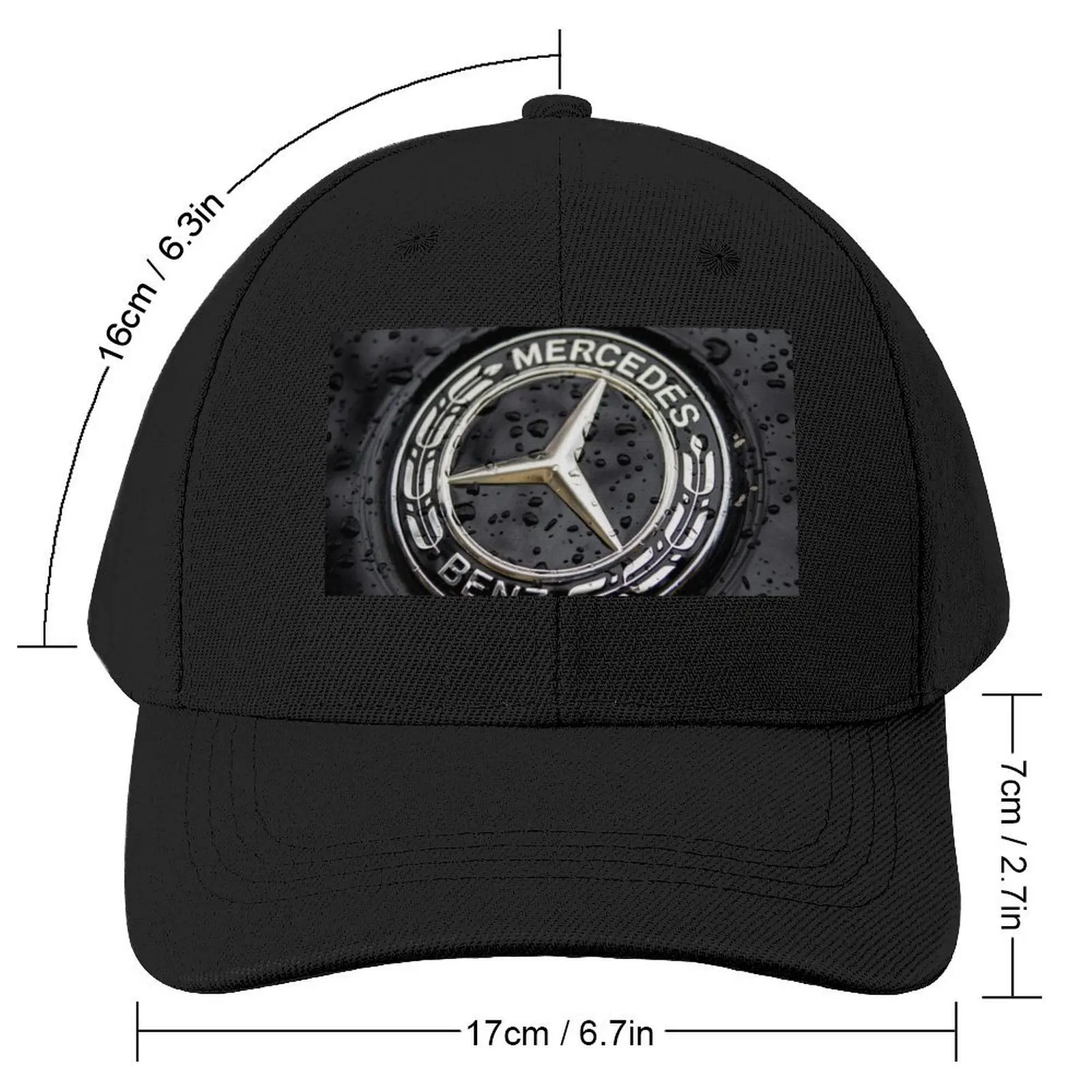 Mercedes Logo Baseball Cap Wild Ball Hat Golf Hat Man hiking hat Golf For Women Men's