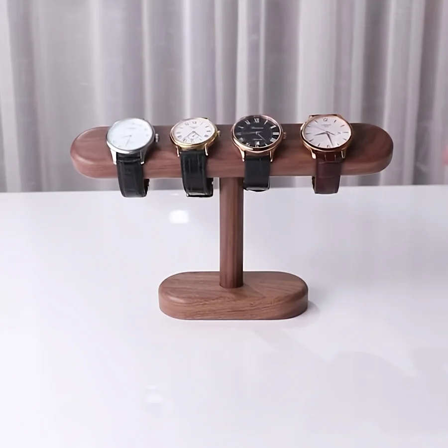 

Креативная подставка для часов и браслетов из цельного дерева для магазинов и молотков — деревянный органайзер для ювелирных изделий, идеальный бизнес-подарок