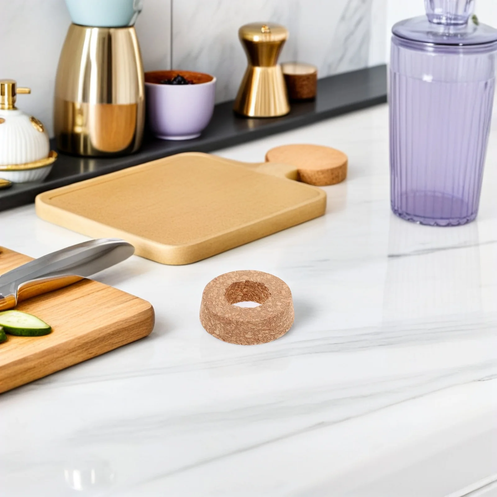 

10Pcs Glass Planter Cork Stoppers Natural Wood with Center Hole Hydroponic Vase Lid for Terrarium Plants Terrarium Cork Lid