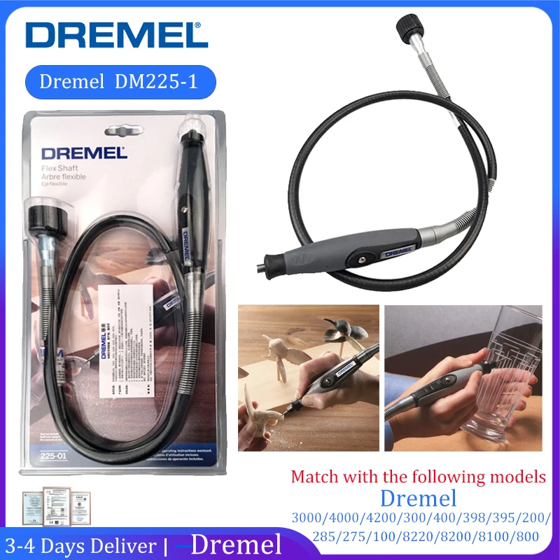 Original Dremel 36\'\' 91cm Flexible Shaft Grinding Carving Polishing Engraving Machine Extension Cord Dremel 225-1Flex Shaft