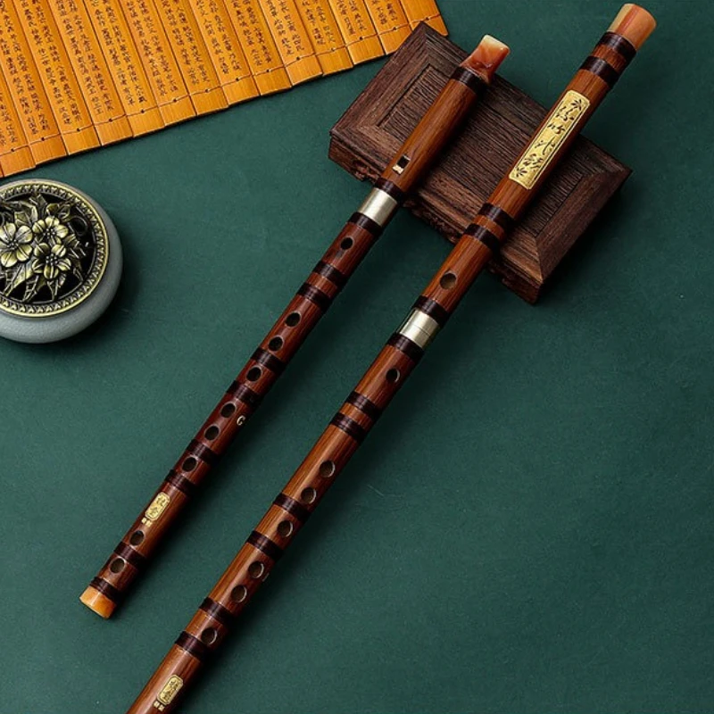 Bamboo Flute E/F/G Key Chinese Traditional Recorder Adult Beginners Transverse Blowing Flute Ethnic Woodwind Music Instruments