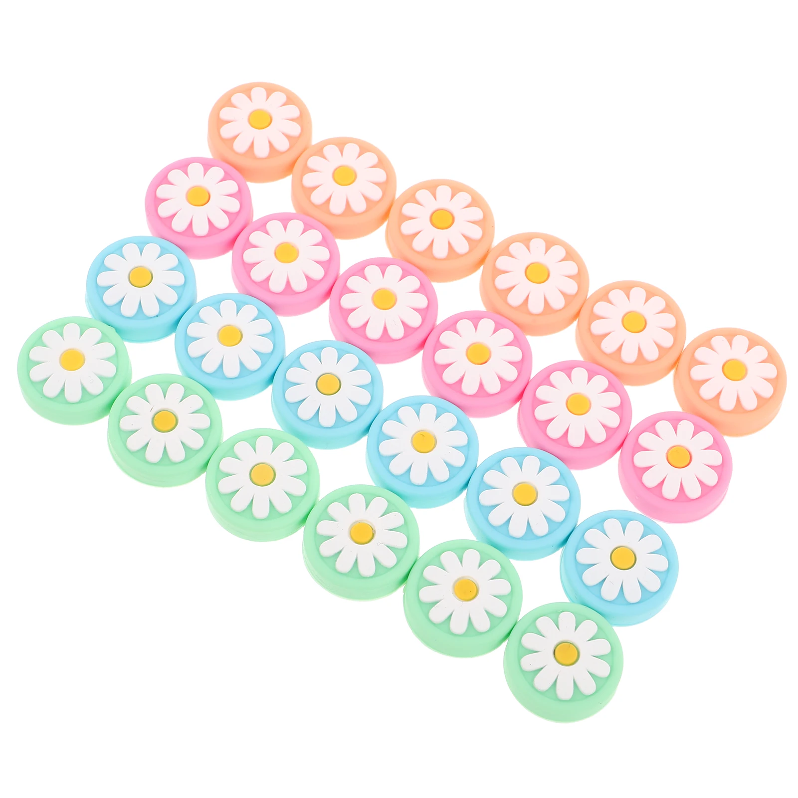 

24pcs Gamepad Accessories Precision Control Comfort Grip Joystick Replacement Cap Silicone Thumb Stick Covers Analog Stick