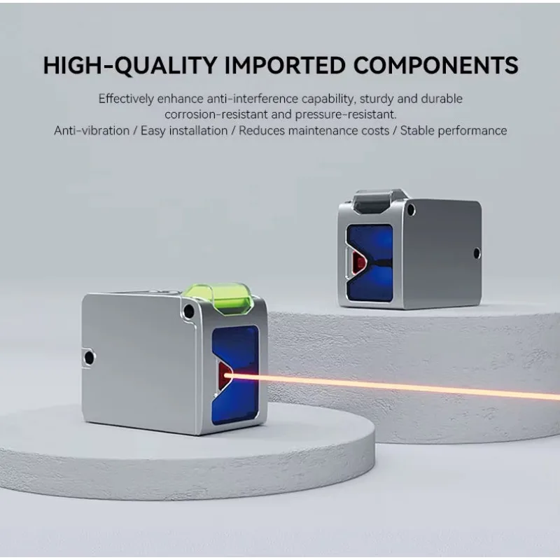 Laser Distance Sensor TOF 0.05-10m 0.5ms Response RS485 Analog Output for AGV Navigation