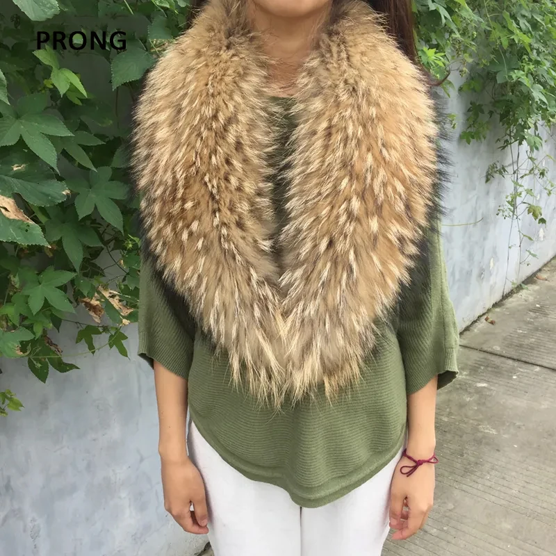 Real Fox Fur Collar For Women Men Coat Jacket Shawl Wraps Winter Warm Fur Collar Extra Large Size Neck Warmer Fur Scarf Shawls