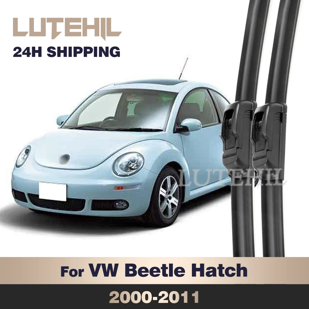 

Стеклоочиститель LUTEHIL для Volkswagen VW Beetle Hatch 9C 2000-2011, передние щетки стеклоочистителя, щетка для лобового стекла 21 "+ 21"