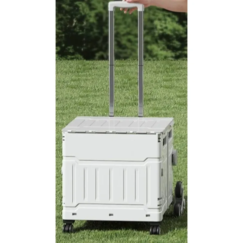Folding Shopping Cart  Supermarket Household Climbing Stairs  Grocery Shopping  Outdoor Camping Picnic Pull Rod