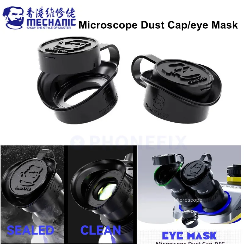 

MECHANIC DFC Microscope Dust Cap/eye Mask Soft Silicone Dust and Oil Proof for Stereo Microscope Eyepiece Lens Protection Tools