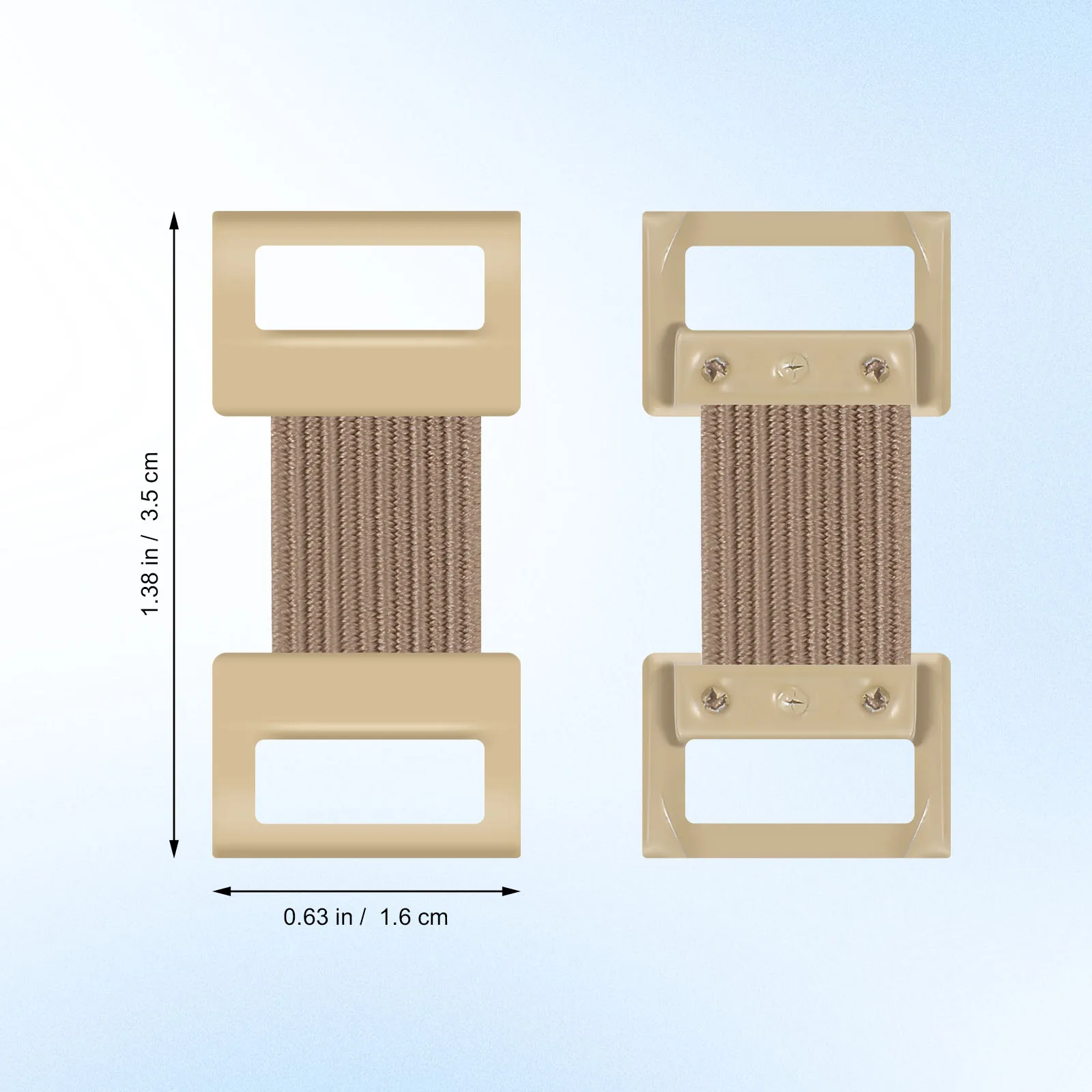 50pcs Aluminum Buckle Bandage Clips Elastic Replacement Fastening Clasps Compression Wraps Child Proof Waterproof Anti Rust