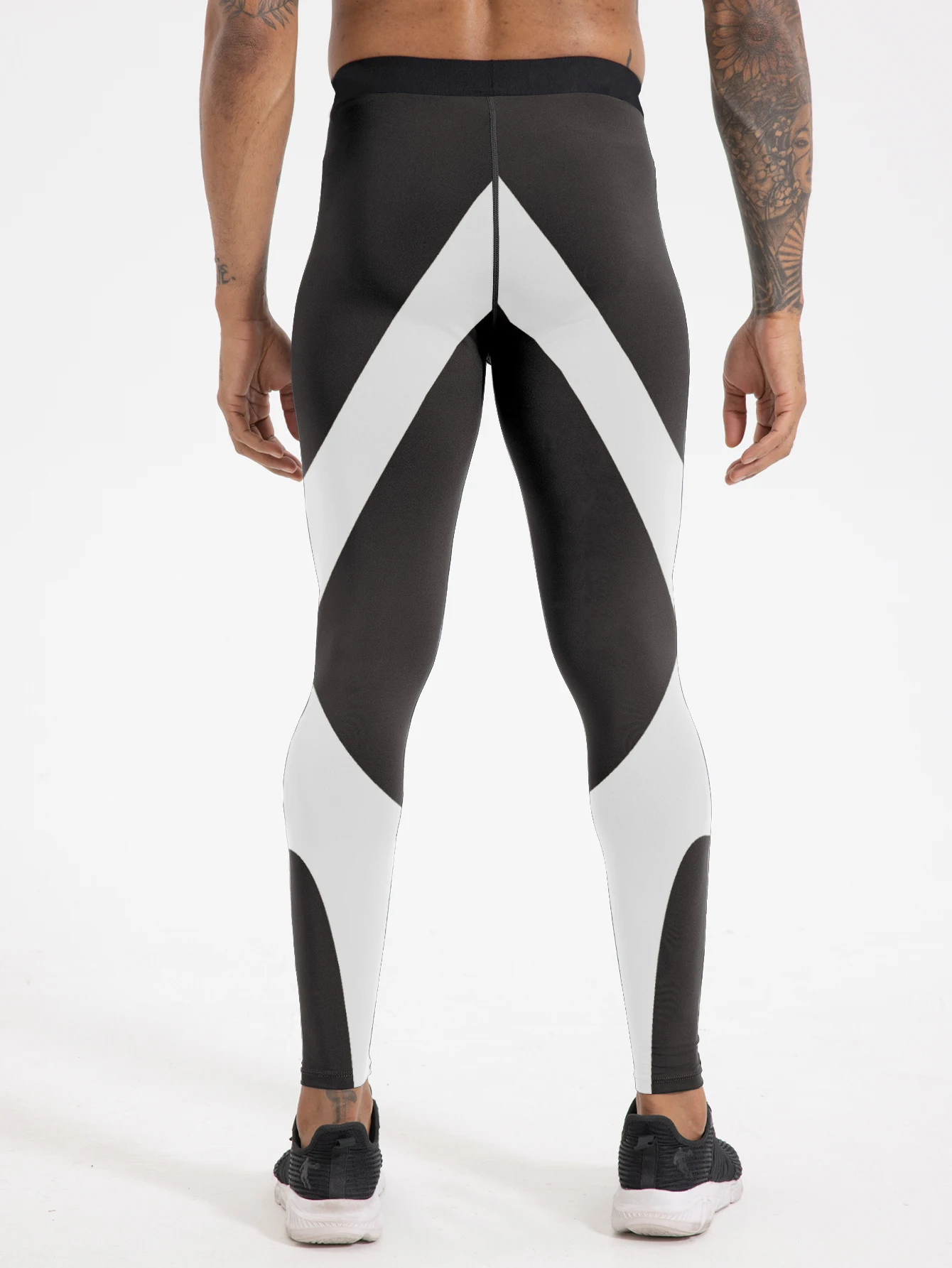 

Men's quick-drying, breathable, elastic, skin-friendly, tight, moisture-wicking and sweat-wicking running pants
