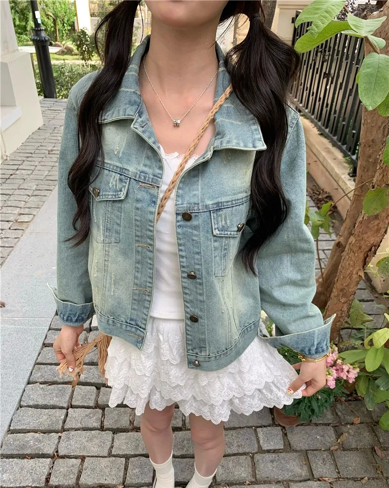 

Джинсовые пальто для женщин, женская летняя парусиновая легкая пляжная куртка с карманами и поясом, с воздушными шарами и рукавами