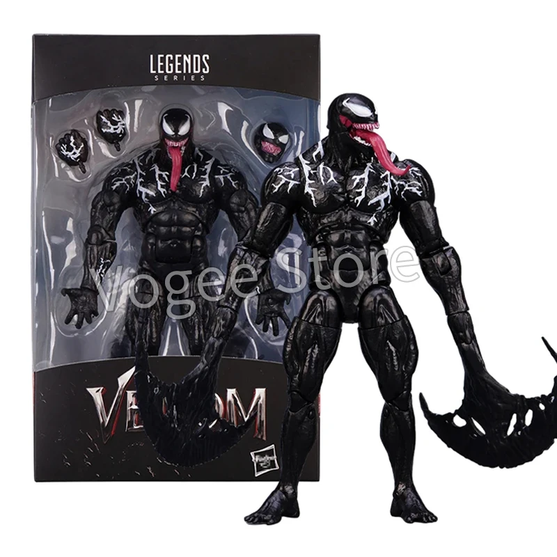 Venom legends Action Figure Joint Movable Toys SHF Venom 2 Change Face Statue Model Doll Collectible Kids for Toy Gift