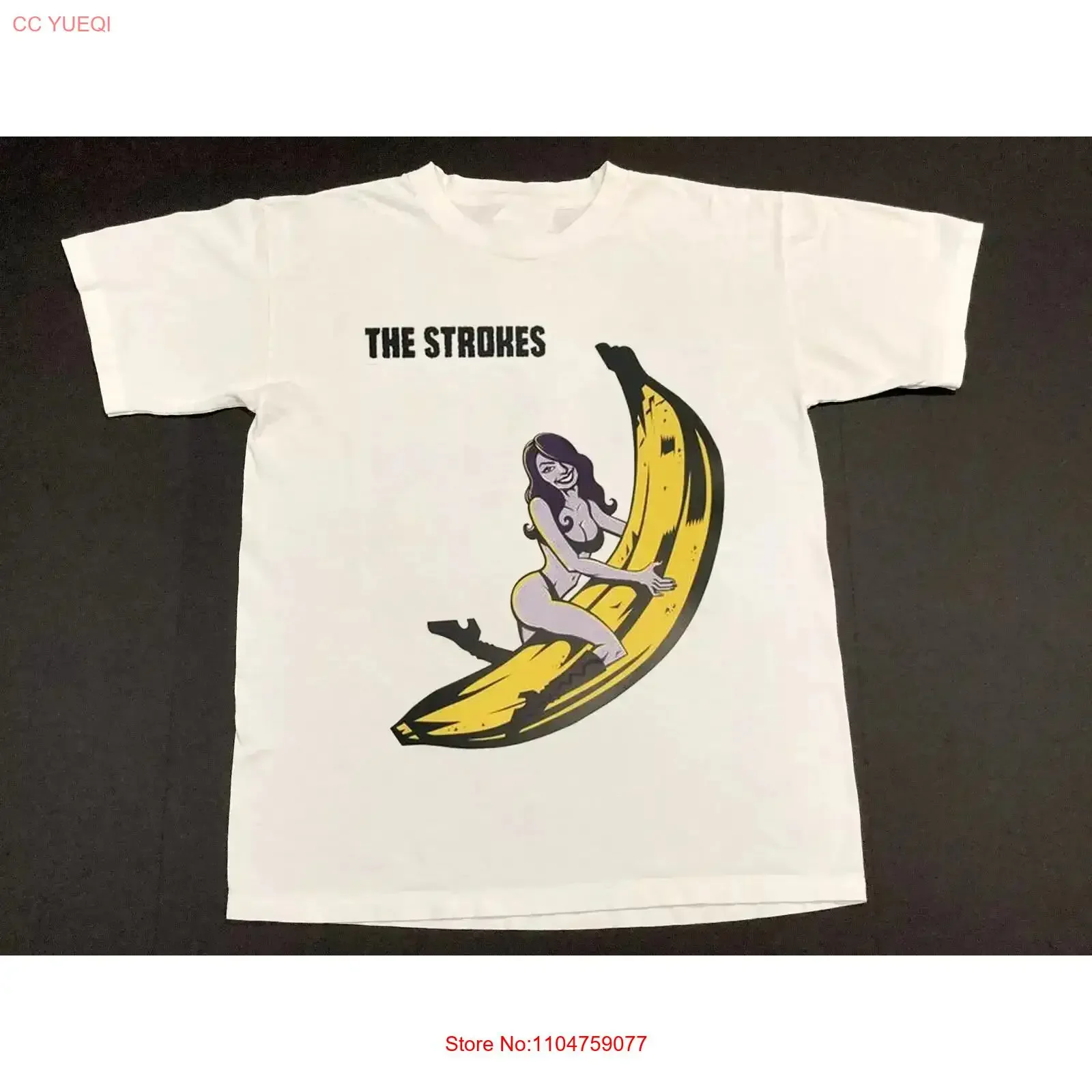 The Strokes  White S 2345XL Men T Shirt AN38850 vintage Washed Slightly Stylish Top For Everyday Wear graphic Soft Unisex