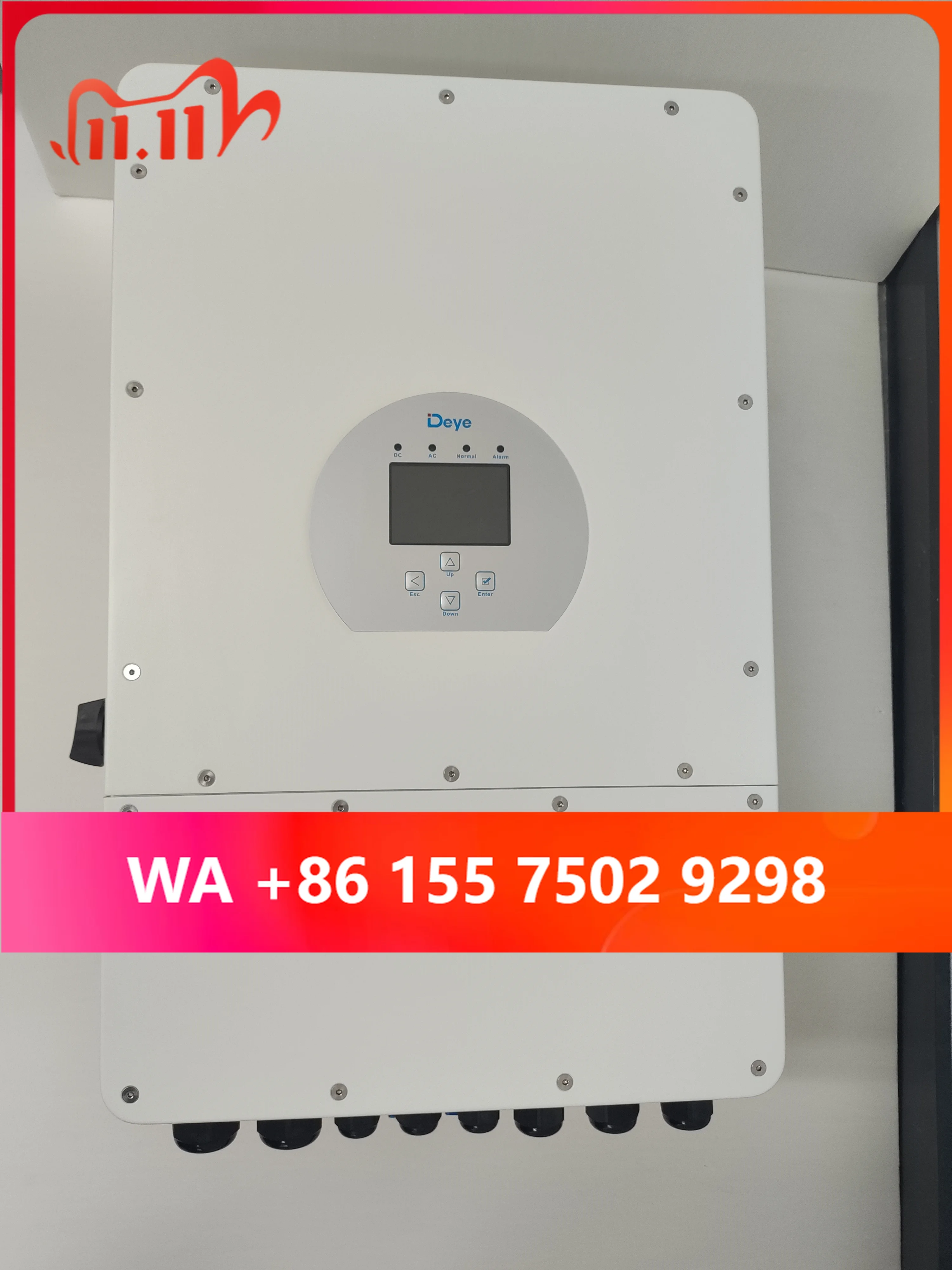 Deye High oltage Three Phase 50 Hybrid Inerter SUN -50K-SG013 --BM4 with 97.60% Max Efficiency