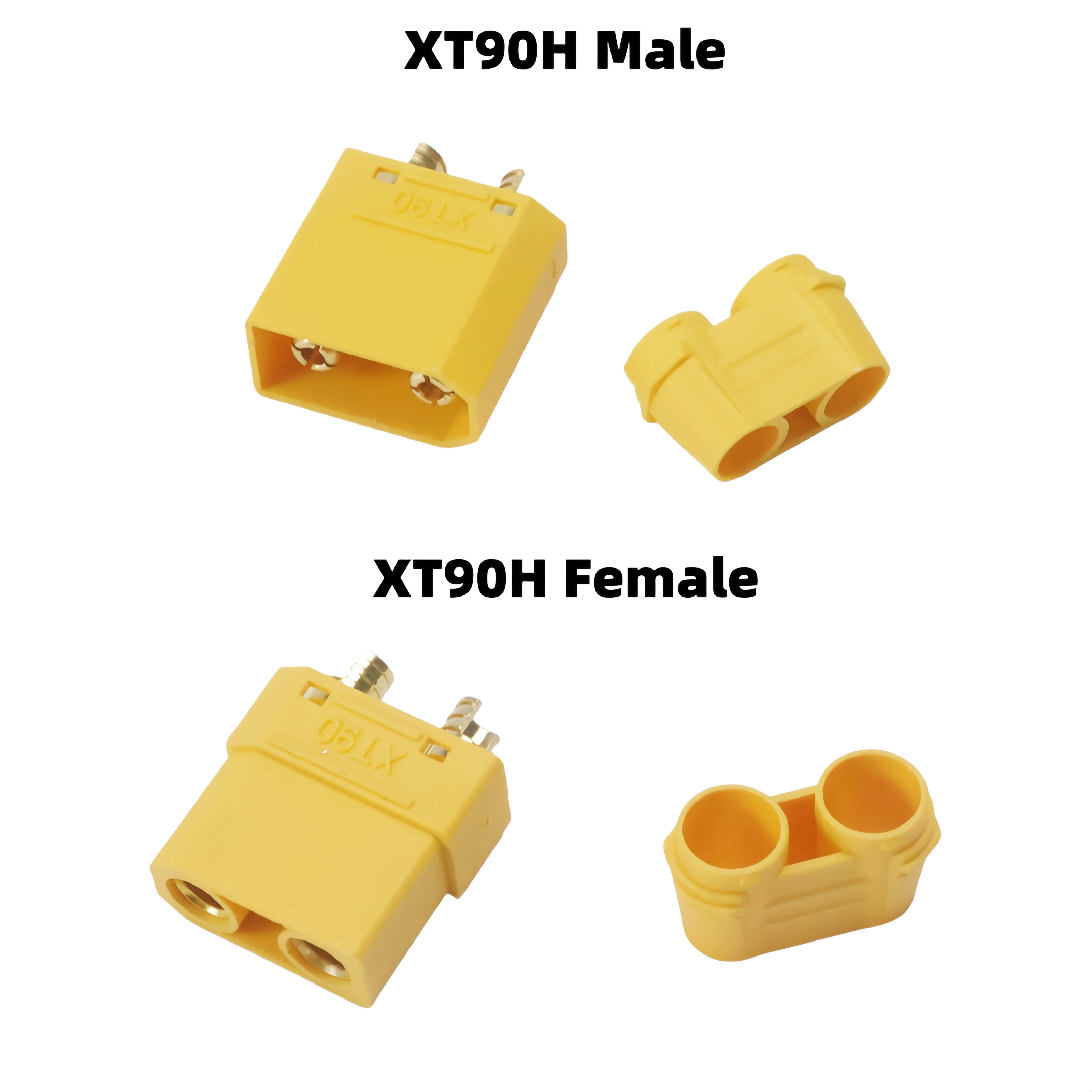 XT90H Batteriestecker Männlich Weiblich Bullet-Steckverbinder für RC Lipo Akku Motor XT-90 Stecker XT90 Kompatibel