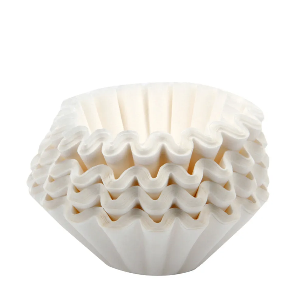 

500 Pcs Coffee Filter Papers Premium Material Even Flow Taste Preservation Commercial American Machine Suitable