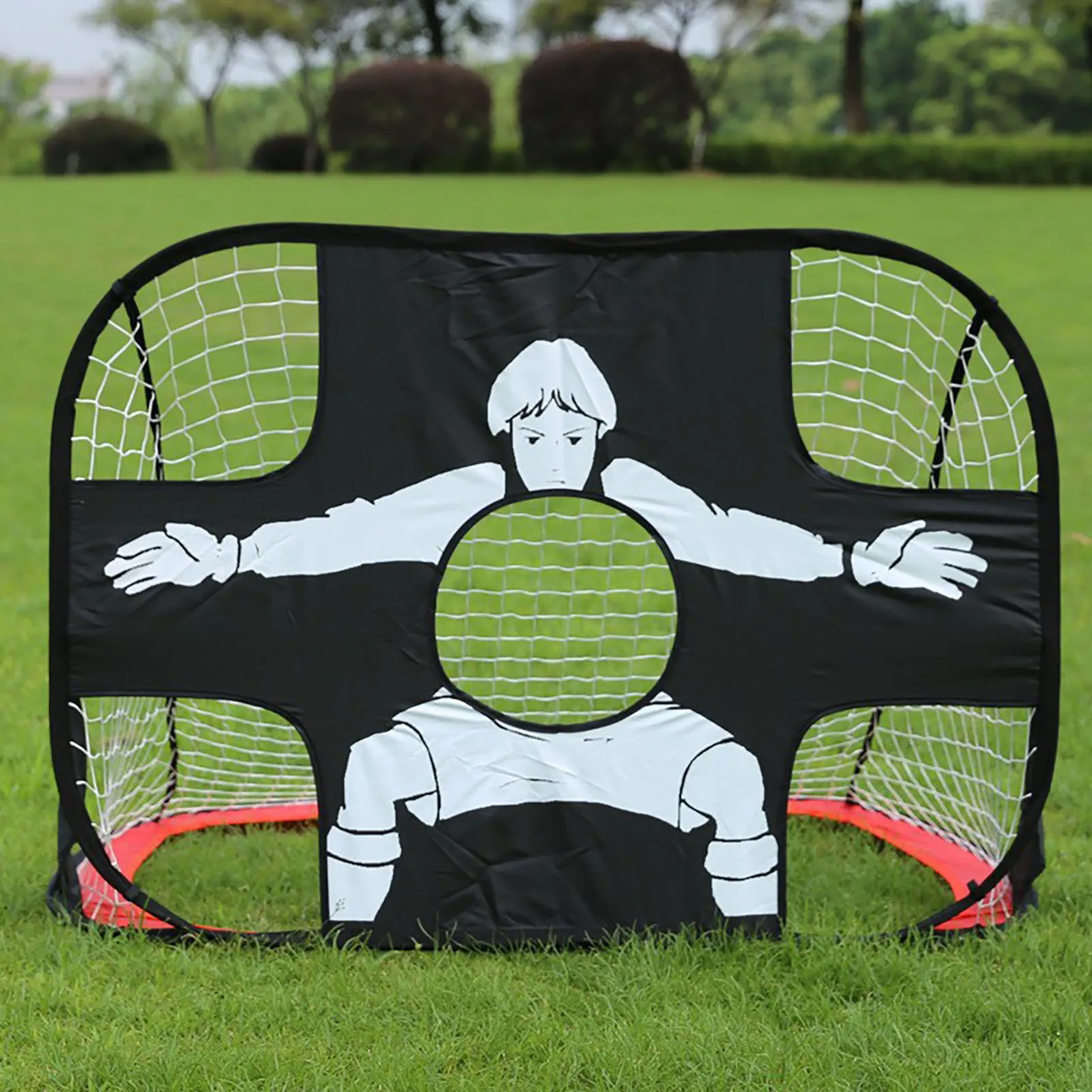 Pop Up Soccer Net Soccer Goal Easy Folding Lightweight Soccer Goal for Indoor Outdoor Football Games