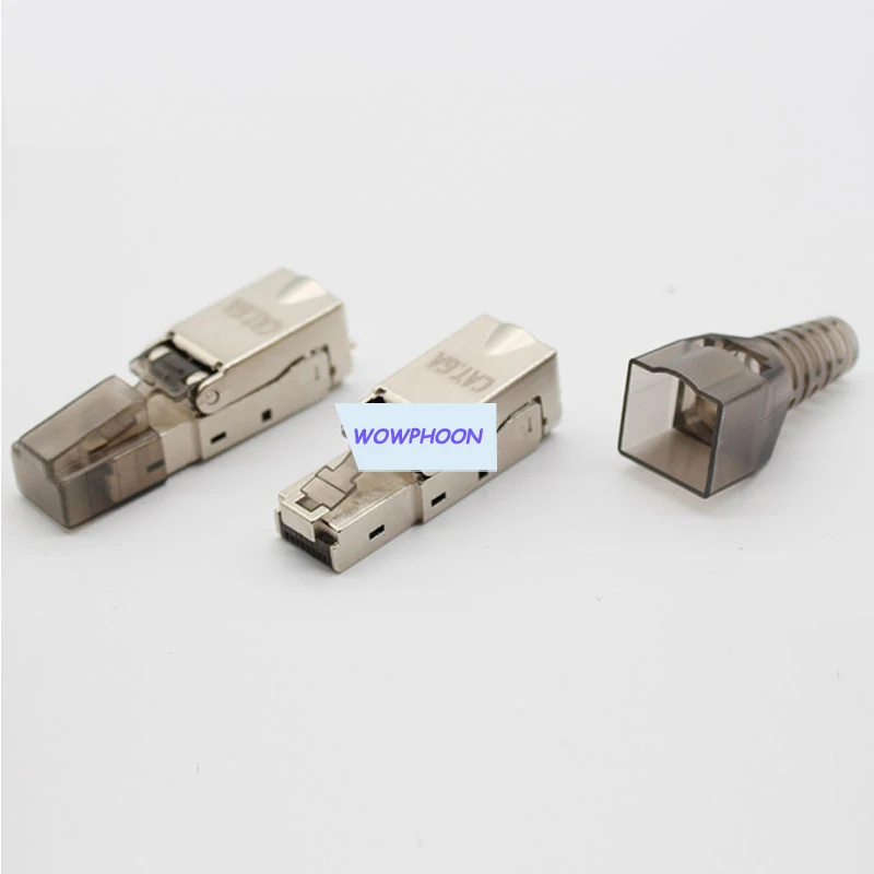 Network Cable Connector for 24-23AWG, Single-Stranded Bare Conductor, Large-Diameter Network Cable, CAT5, CAT5E, CAT6, 10Pcs DIY