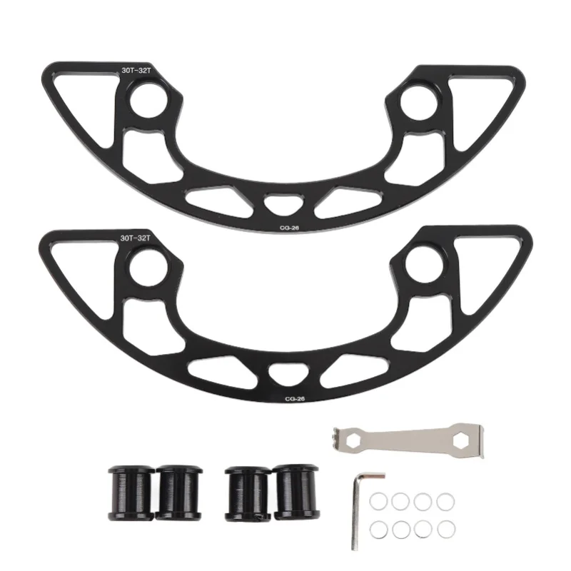 

Защитная крышка звездочки из алюминиевого сплава с отдельной крышкой для шатунов, защитная крышка для звездочки с узкими широкими зубьями от 30 до 32 т 104BCD