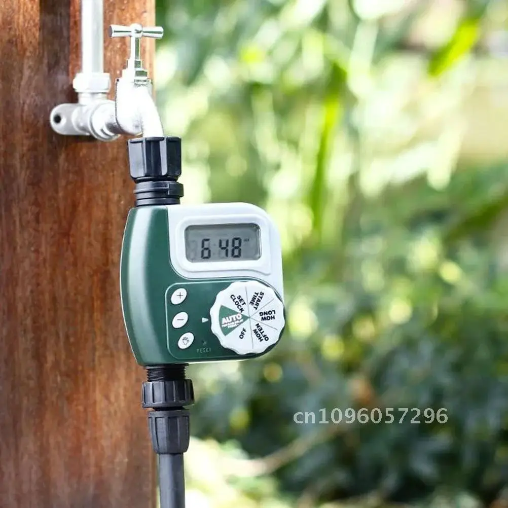 Hose Watering Sprinkler System Digital Automatic Irrigation Timer Faucet Battery Controller Operated