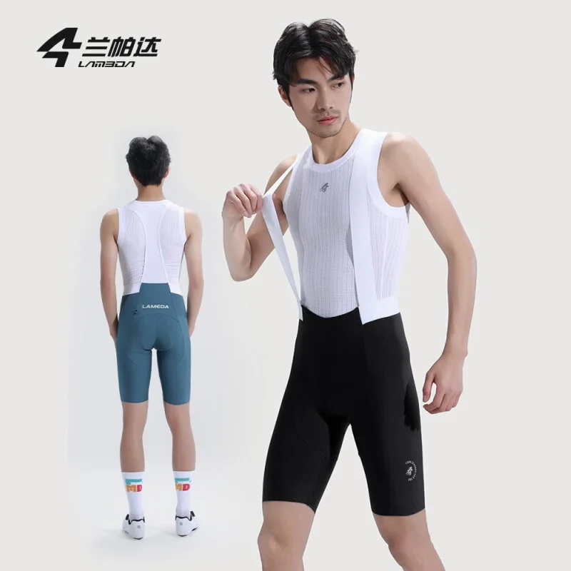 Lameda Cycling Bib Shorts Breathable Men Cycling Shorts 6h 500km Ride Men's Cycling Bretelle Shorts Pro Men's Cycling Shorts