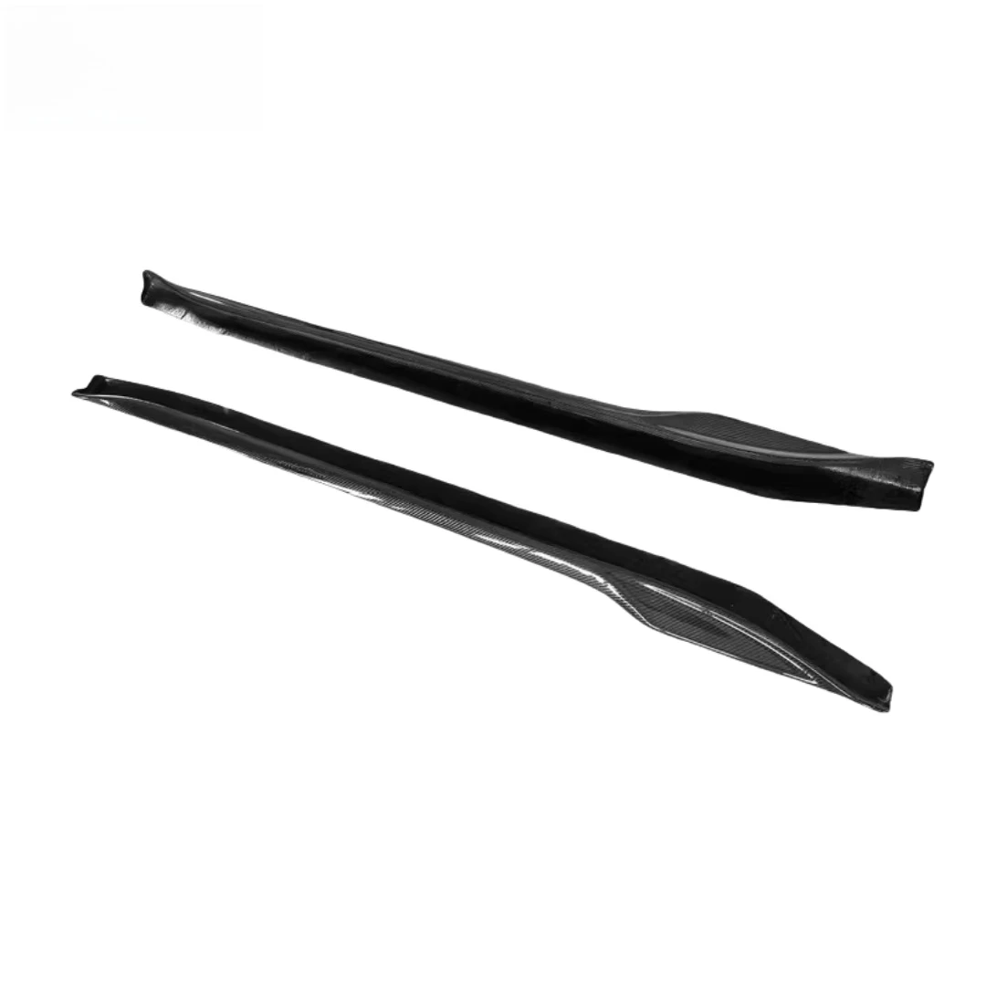 For Porsche 911 992 Carbon Fiber Polished Finish OC Style Side Skirt Body Kit with Extension Bumper Spoiler Accessories