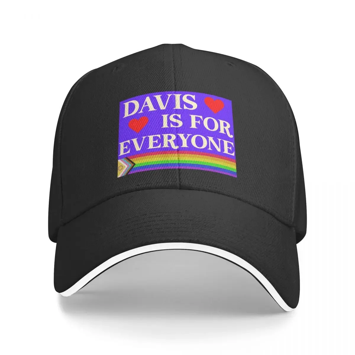 

Davis is for Everyone Baseball Cap dad hat Golf Hat Luxury Brand Trucker Hats For Men Women's