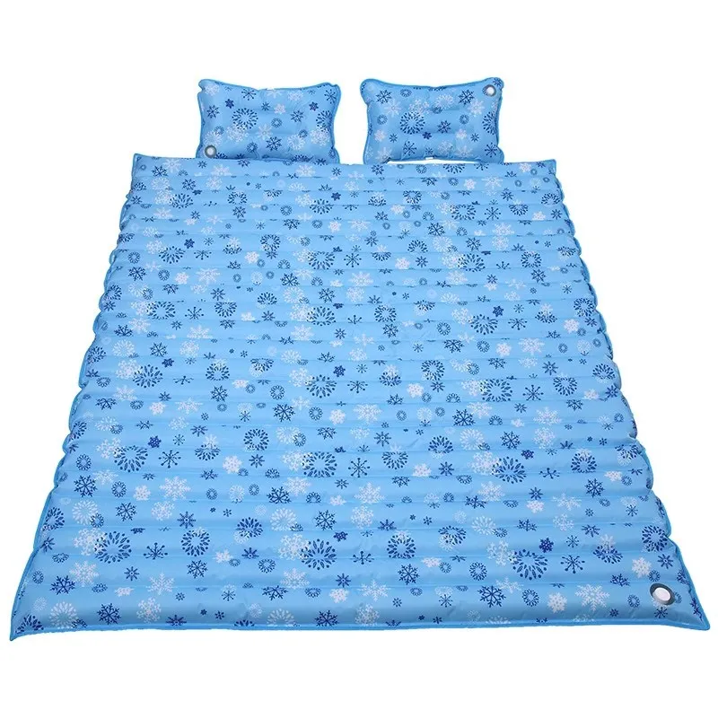 Cooling Ice Pad Water Mattress  Cushion Summer Bedding Prevent Bedsores Ice Cold Pad Filled Cooling Mat for Home Use