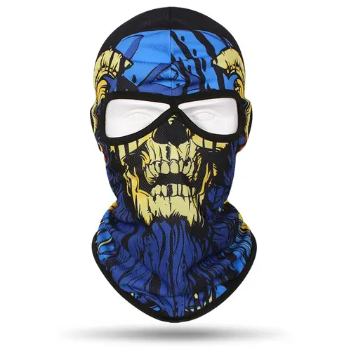 Ski Mask 2 Hole Windproof Balaclava Skull Full Face Mask Men Women Head Neck Warmer Face Cover Motorcycle Cycling Biker Hood Cap - Image 3