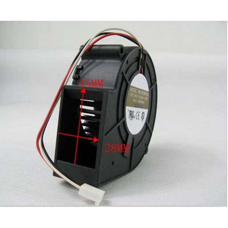 D AVC BA10033B12H-FAD 12V 1.32A 3Pin Ball Bearing Blower Cooling Fan for Cisco