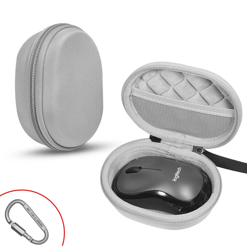 Estojo para mouse suspenso EVA, Saco de armazenamento rígido para Logitech M220, M221, Mouse sem fio Bluetooth