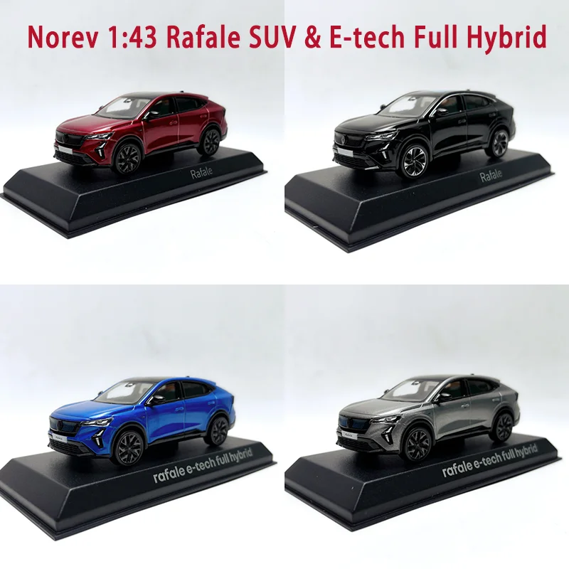 

Коллекционная модель автомобиля Norev Diecast 1:43: Внедорожник Rafale и гибридный автомобиль E-tech из сплава, имитация, для взрослых, сувенир, подарок для мальчика, для демонстрации