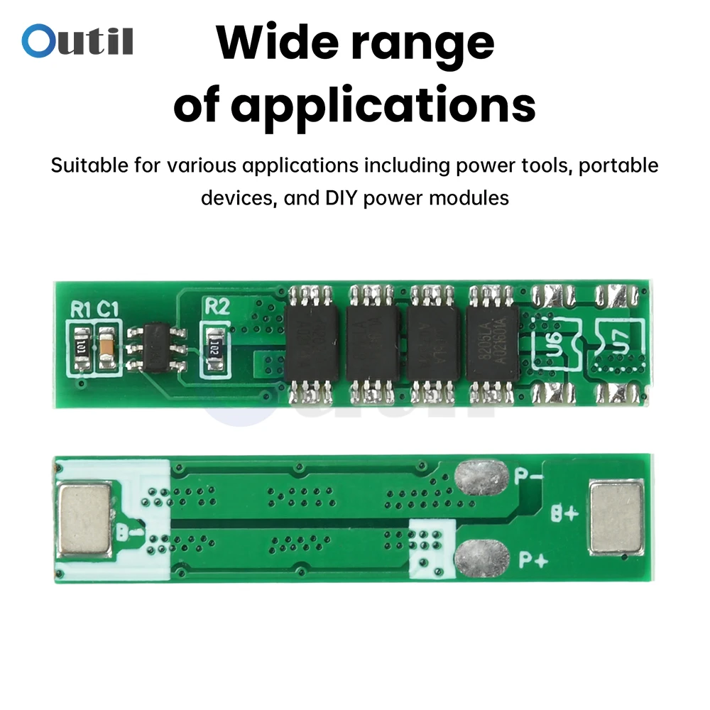 1S 7.5A 12A 15A 3.7V ليثيوم أيون 3 4 6MOS BMS PCM لوح حماية البطارية PCM لبطارية ليثيوم الأسد 18650