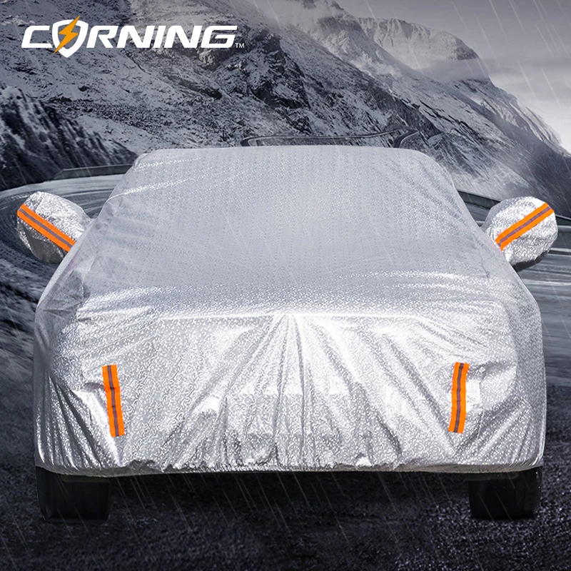 Car Winter Snow Windshield Cover Vehicle Tent Waterproof Outdoor Awning Frost Prevention Shield Covers Protector Tarpaulin Parts