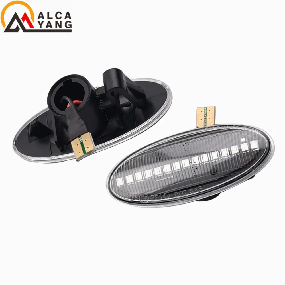 Dynamisches LED-Seitenmarkierungslicht für Nissan X-Trail Qashqai J10 Cube Juke Leaf Micra K13 Note E11 Blinkleuchte – Detail 12