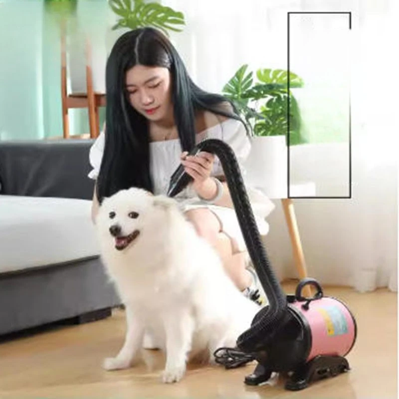 Multifunctional Pet Water Dryer Dog Hair Dryers Low Noise Pet Blowing Hair Pulling Suction Blowing Integrated for Cats Dogs